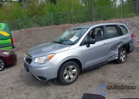 2015 Subaru Forester 2.5I z USA, uszkodzony, nr VIN JF2SJAAC5FG502119